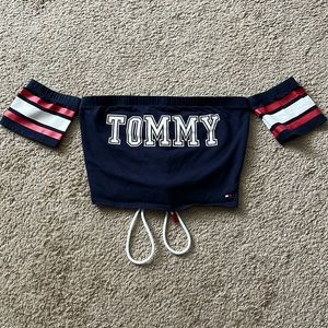 Tommy Hilfiger Jersey Style Crop Top